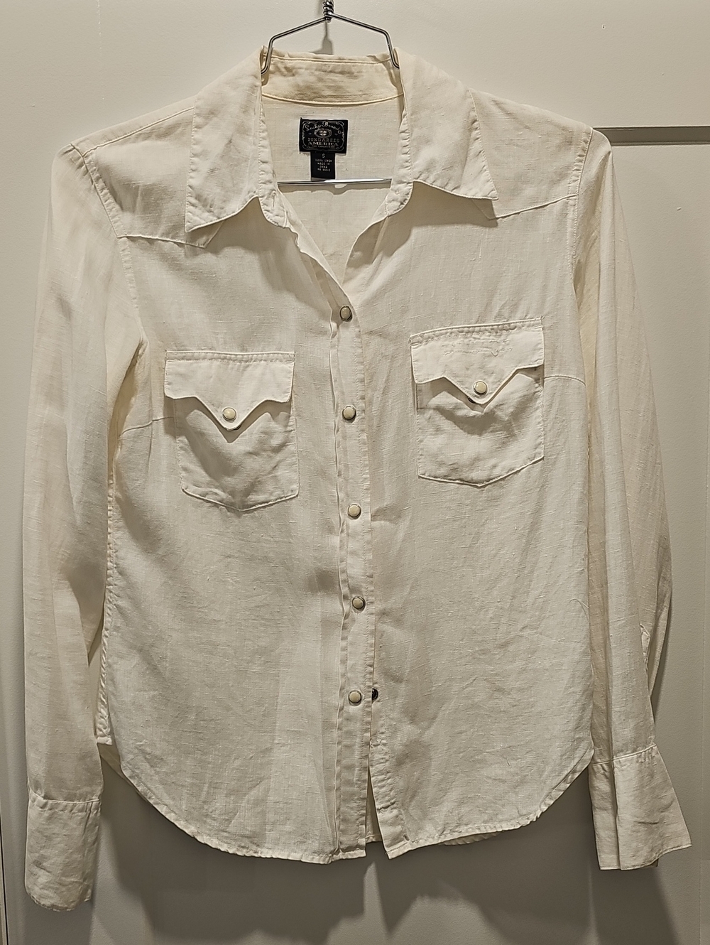 Lucky Brand Womens Linen Shirt